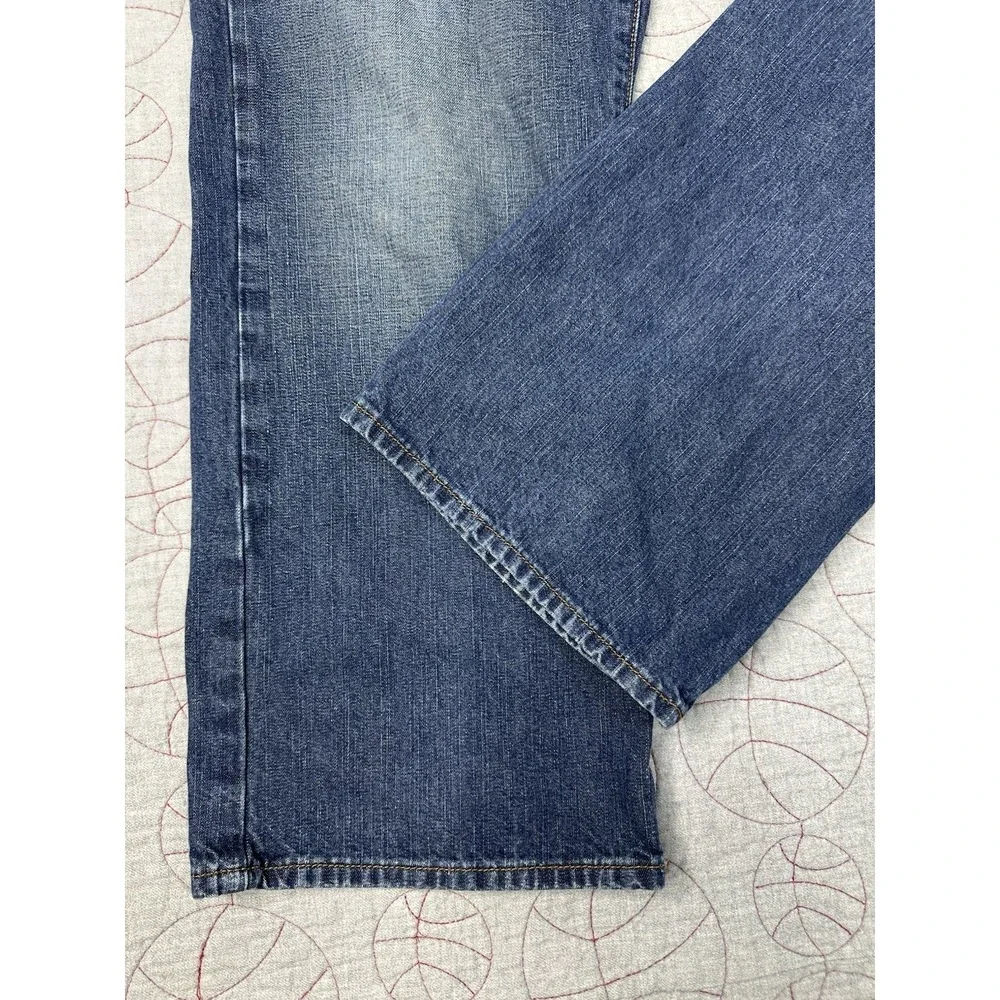Vintage Lucky Brand Dungarees Jeans Mens‎ 34 Blue Classic Fit Short Length